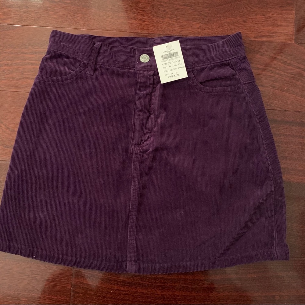 Brandy Melville mini corduroy skirt